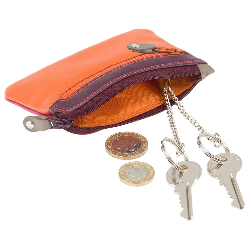 Шкіряна ключниця Visconti RB69 Geno (Orange Multi)
