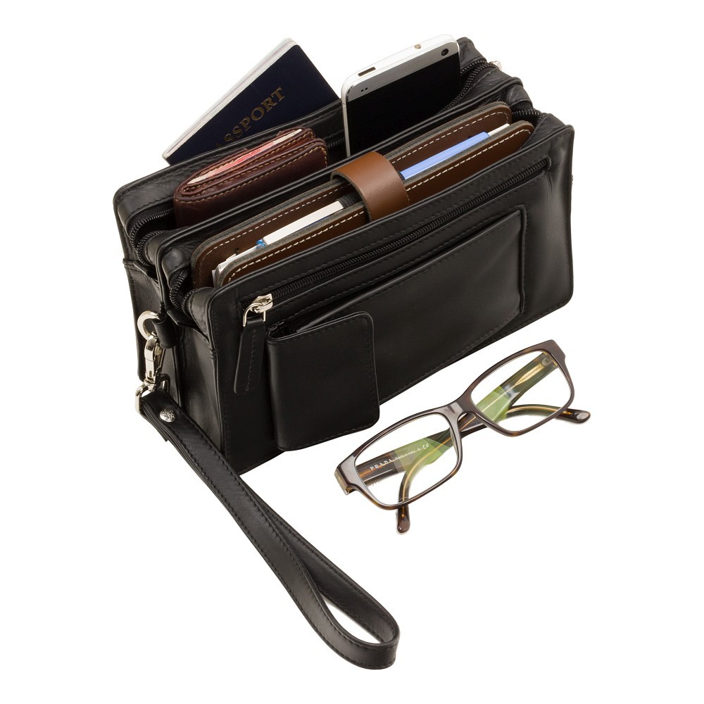 Барсетка чоловіча Visconti 18233 Wrist Bag (Black)