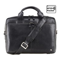 Сумка чоловіча для ноутбука Visconti ML30 Hugo 13 (Black)