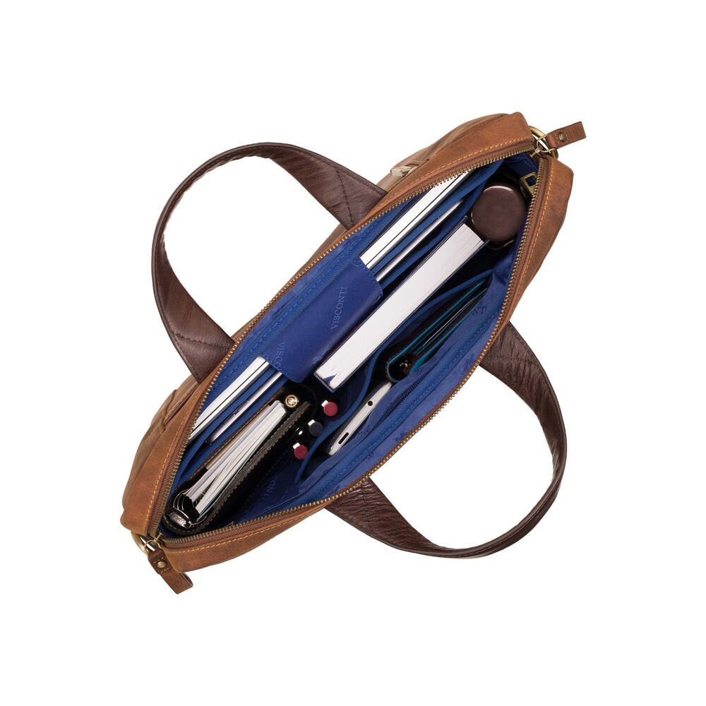 Сумка чоловіча для ноутбука Visconti TC76 Octo 13 (Havana Tan)