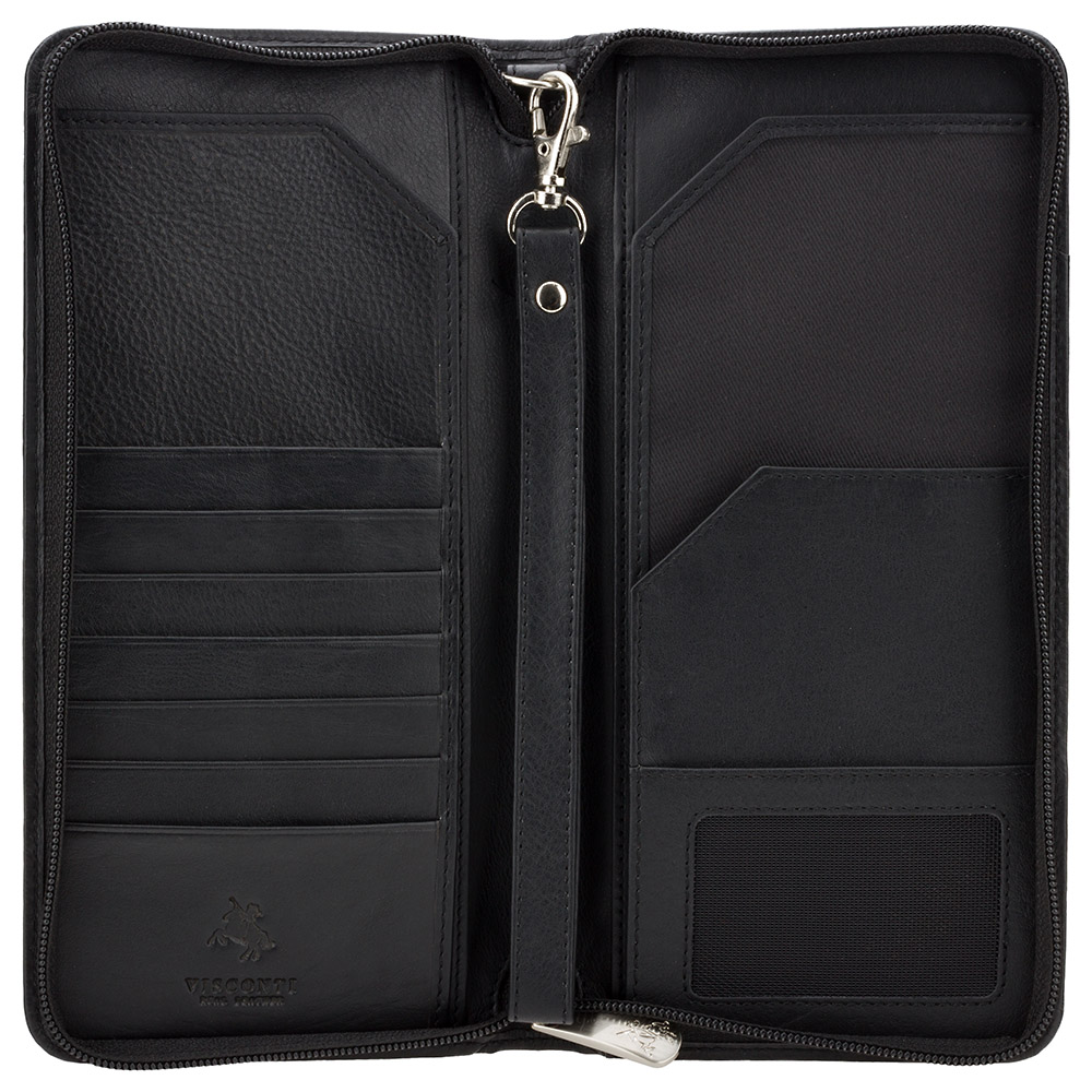 Портмоне дорожнє Visconti 1157 (Black)
