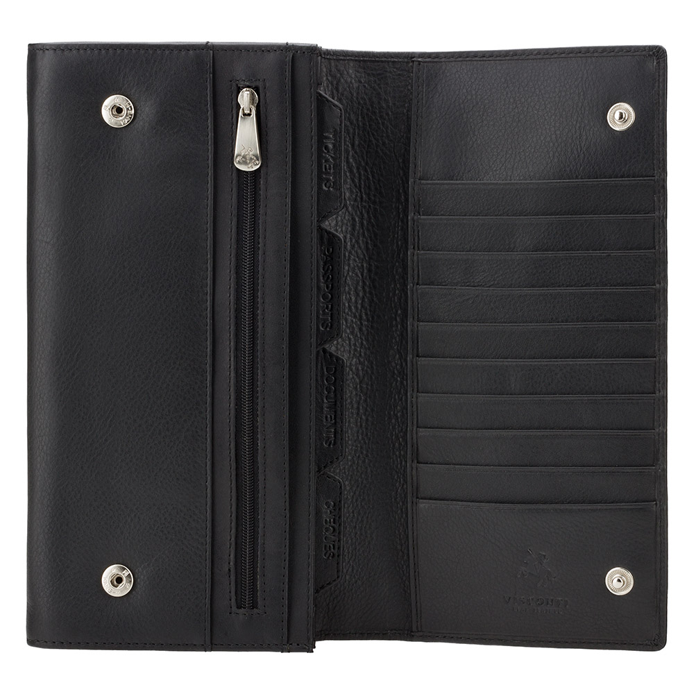 Портмоне дорожнє  Visconti 1179 Polo (Black)