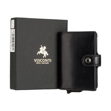 Кошелек-картхолдер Visconti ENZ80 Speziale (Black Shadow)