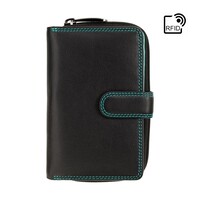 Кошелек женский Visconti R13 Carmelo c RFID (Black/Rhumba)