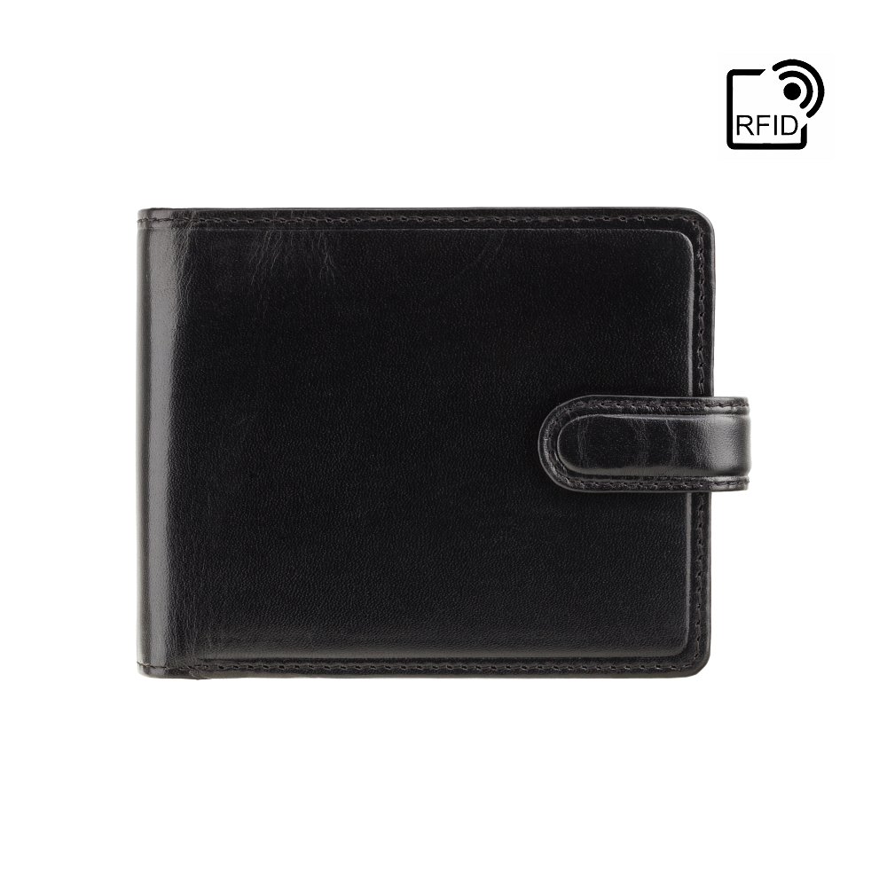 Гаманець чоловічий Visconti TR35 Atlantis c RFID (Black Red)