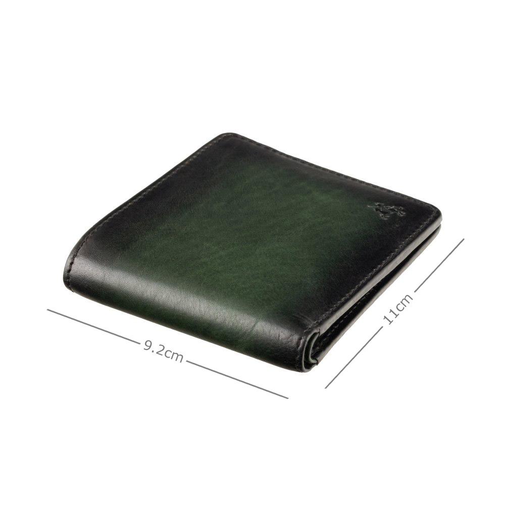 Кошелек мужской Visconti AT58 Milo c RFID (Burnish Green)