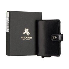 Кошелек-картхолдер Visconti ENZ80 Speziale (Black Shadow)