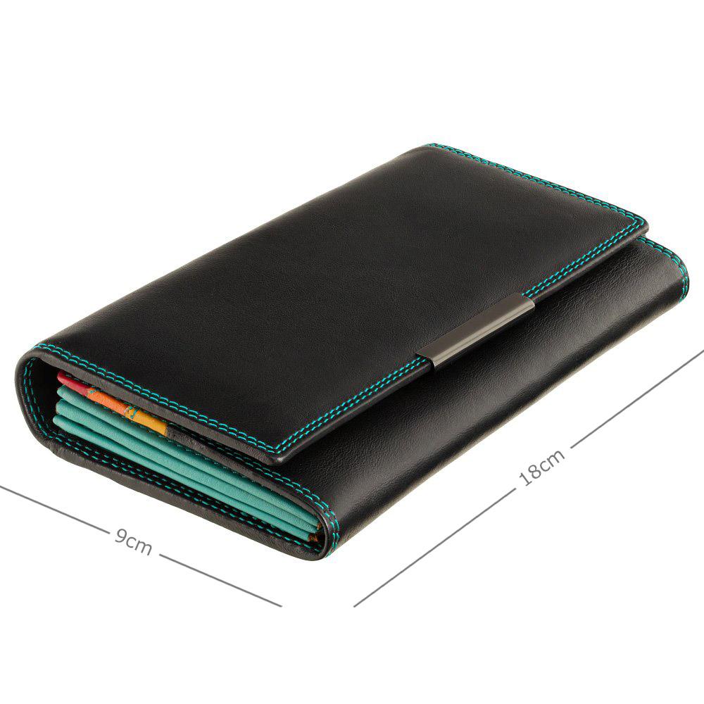 Кошелек женский Visconti R11 Paloma c RFID (Black/Rhumba)
