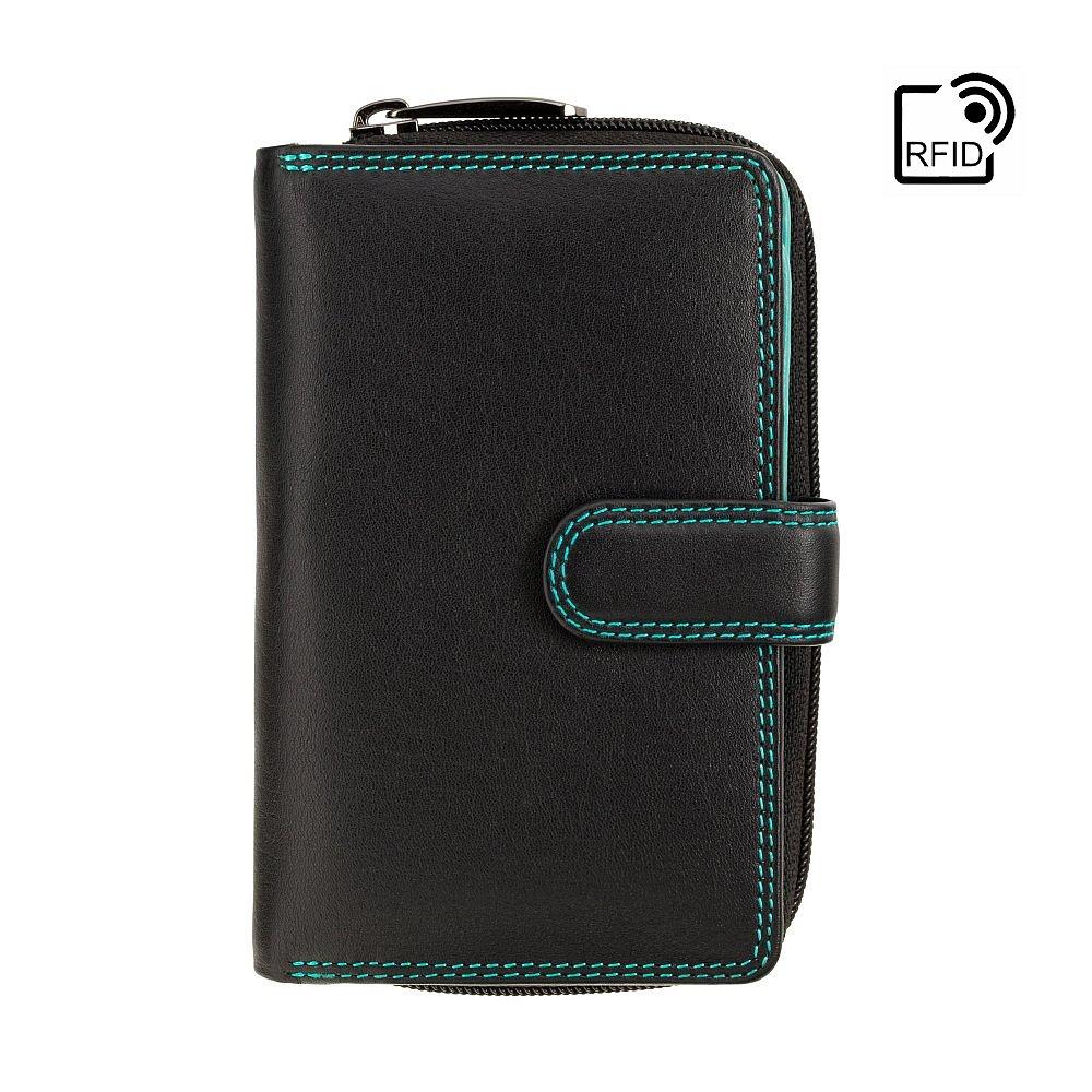 Гаманець жіночий Visconti R13 Carmelo c RFID (Black/Rhumba)