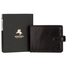 Гаманець чоловічий Visconti TR35 Atlantis c RFID (Black Blue)