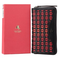 Гаманець жіночий Visconti BR76 BLK/CHERRY