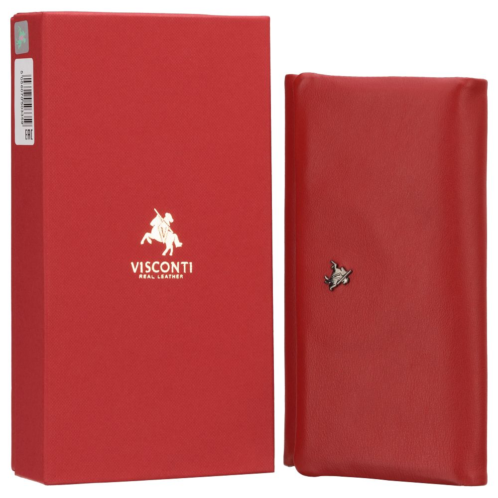 Гаманець жіночий Visconti CM72 RED/RHUMBA