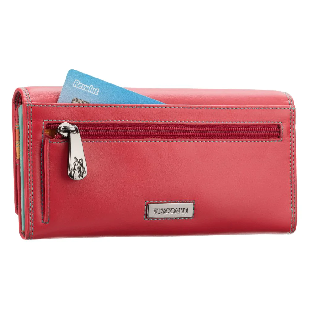Гаманець жіночий Visconti R11 Paloma c RFID (Red/Rhumba)