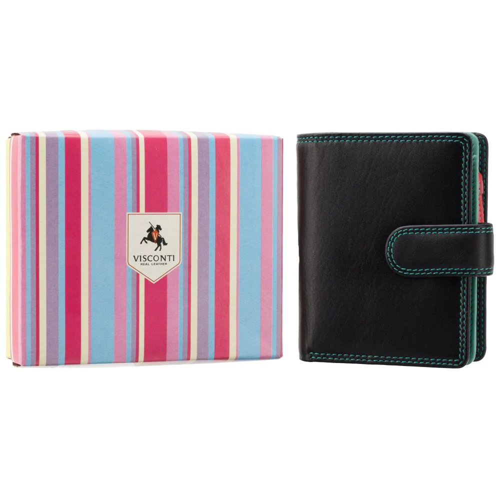 Гаманець жіночий Visconti RB40 Bali c RFID (Black/Rhumba)