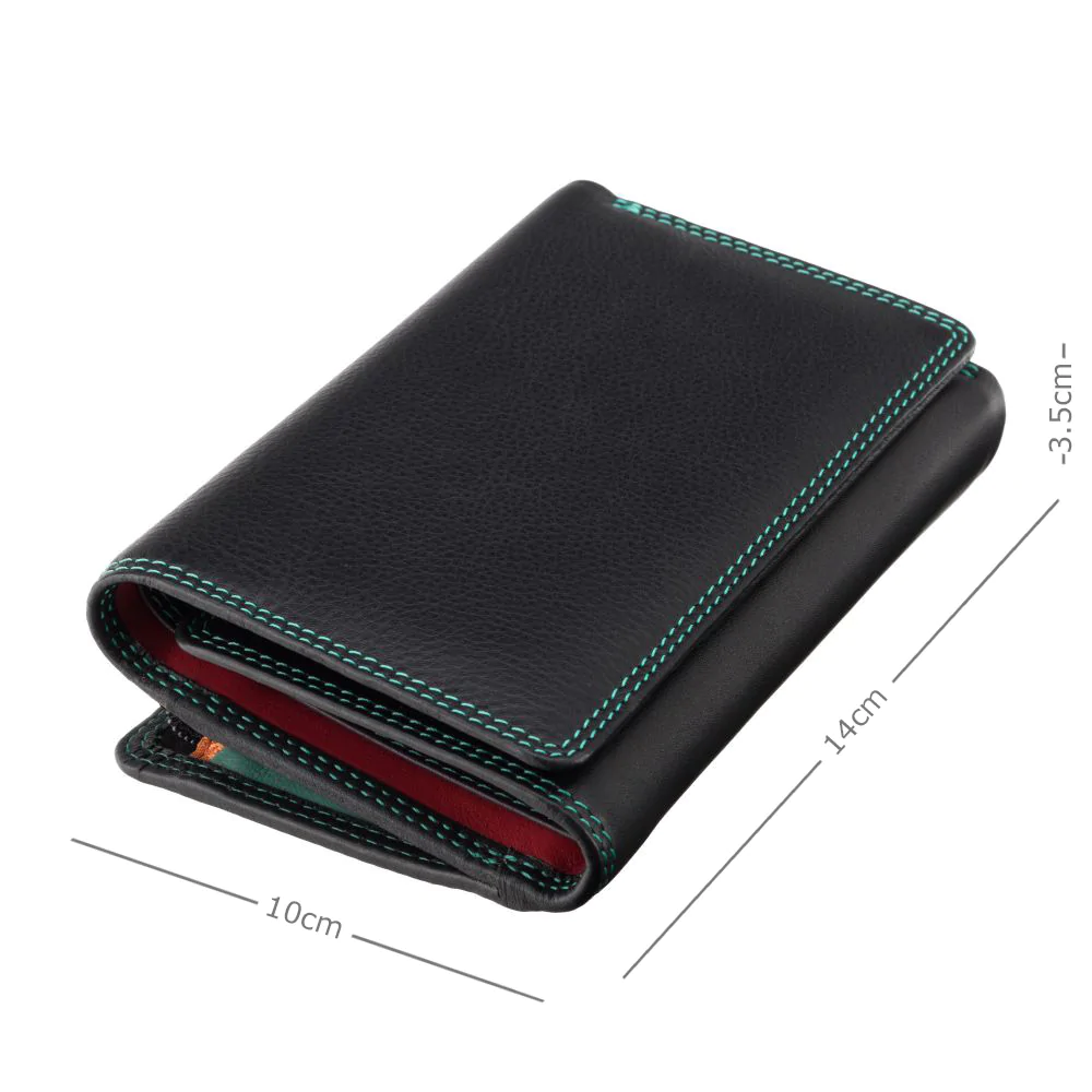 Гаманець жіночий Visconti RB43 Bora c RFID (Black/Rhumba)