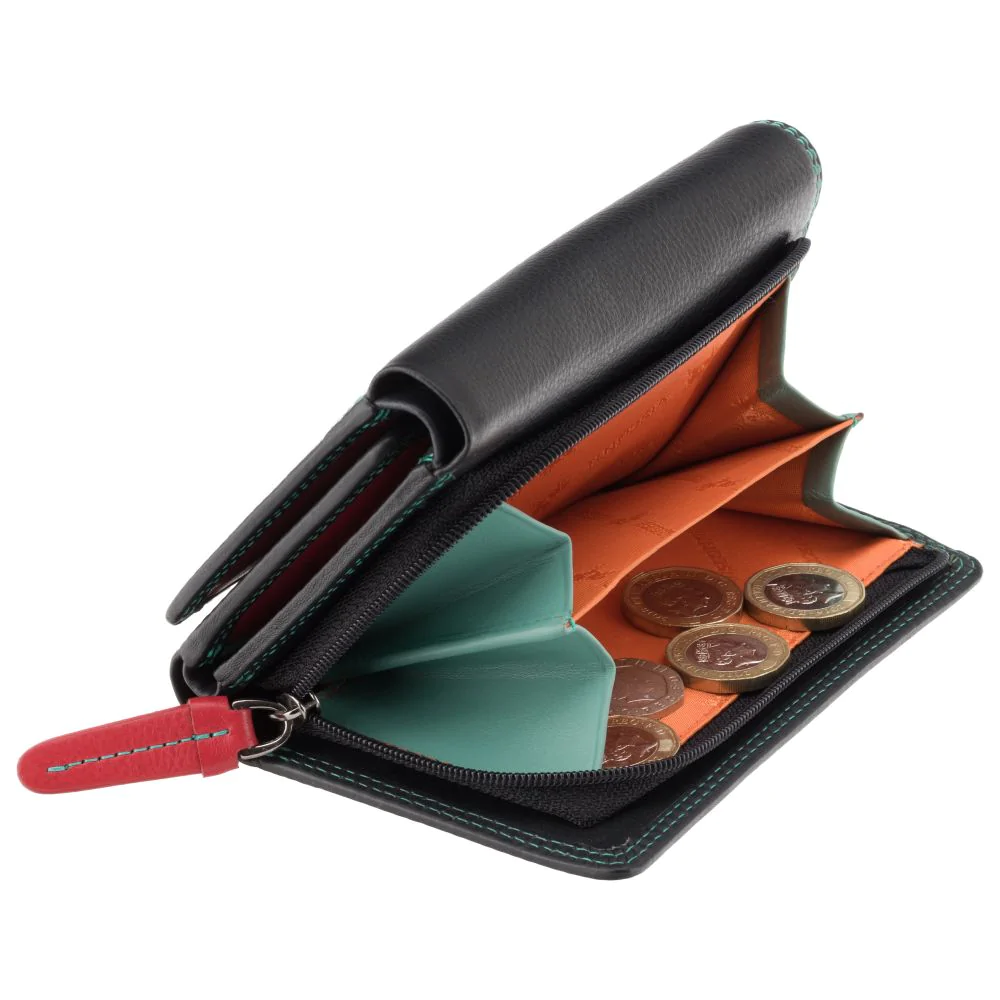 Гаманець жіночий Visconti RB43 Bora c RFID (Black/Rhumba)