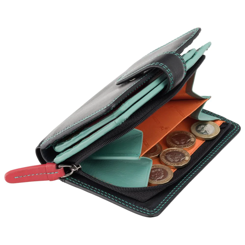 Гаманець жіночий Visconti RB51 Fiji c RFID (Black/Rhumba)