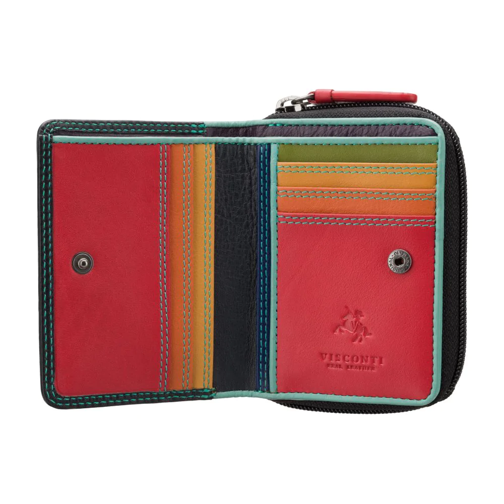Гаманець жіночий Visconti RB53 Hawaii з RFID (Black/Rhumba)