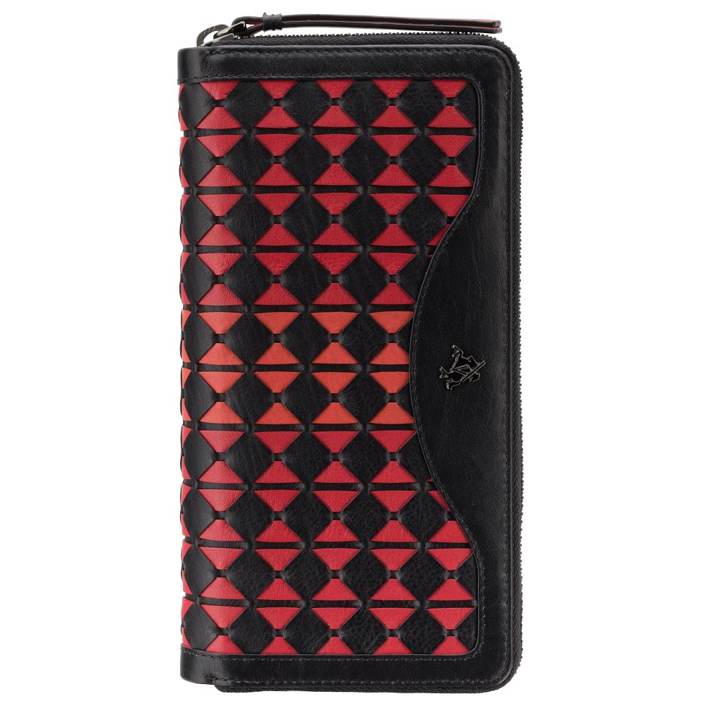 Кошелек женский Visconti BR76 (Black/Cherry)