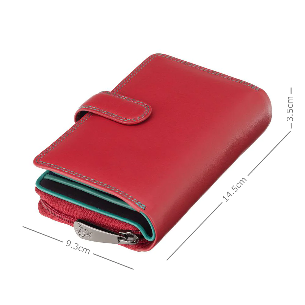 Кошелек женский Visconti R13 Carmelo c RFID (Red/Rhumba)