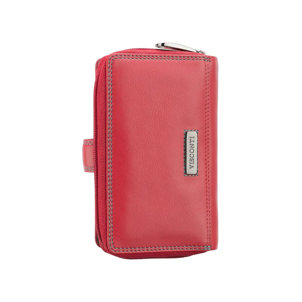 Кошелек женский Visconti R13 Carmelo c RFID (Red/Rhumba)