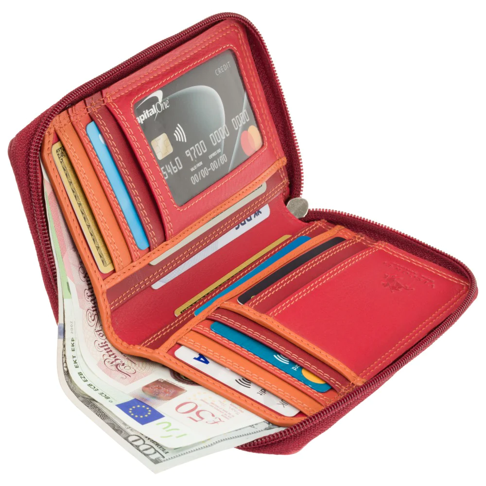 Гаманець жіночий Visconti RB98 Aruba (Red Multi)