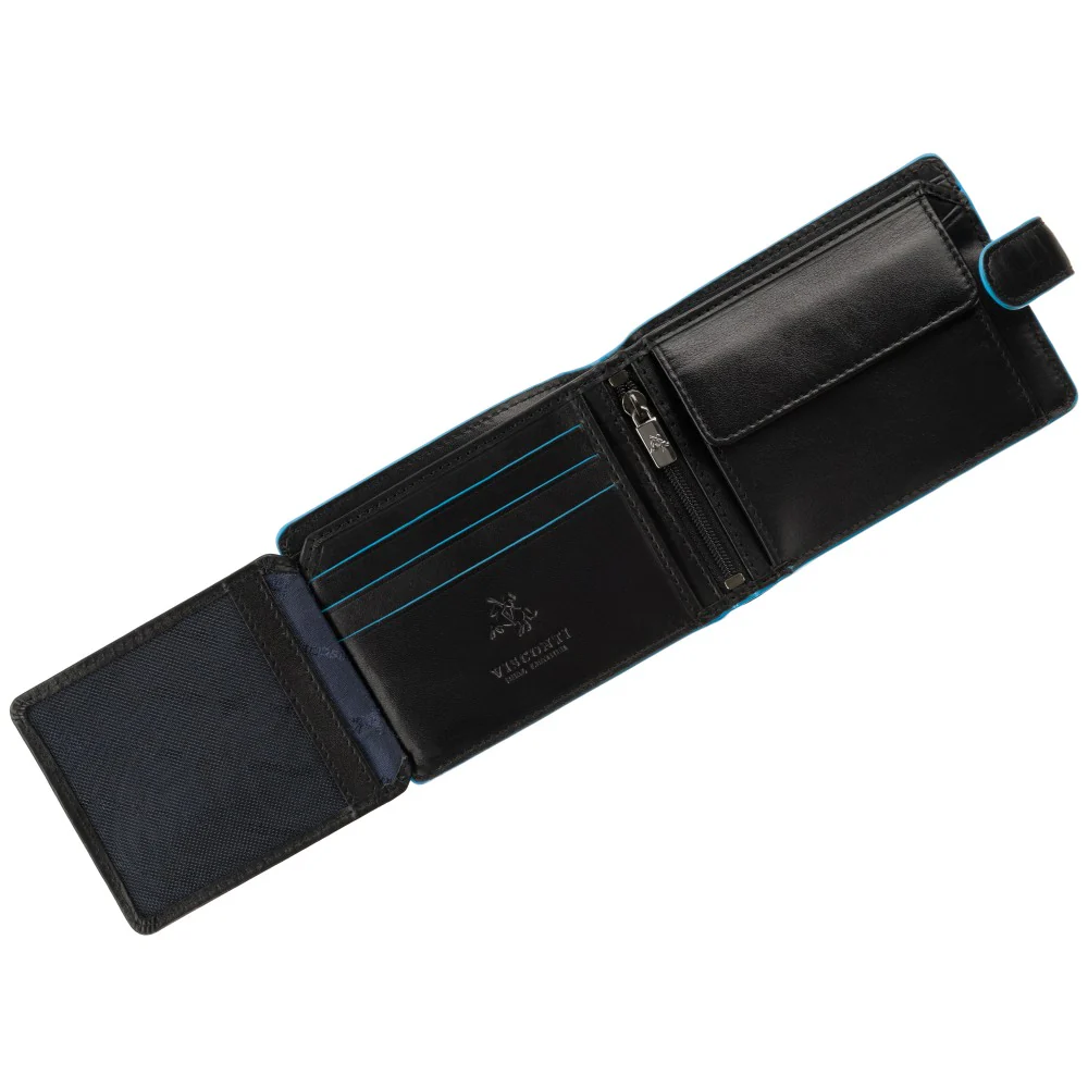 Гаманець чоловічий Visconti ALP93 Morgex (Black)