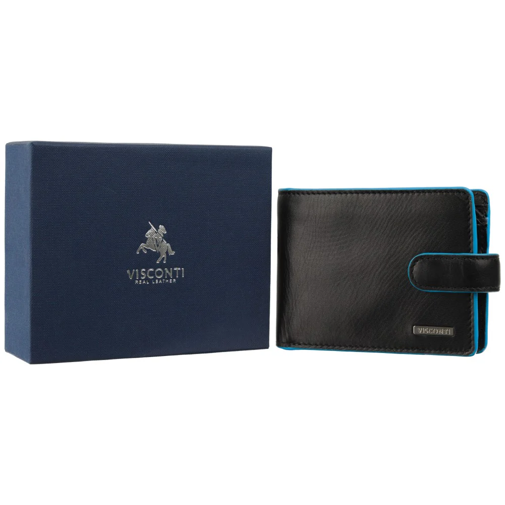 Гаманець чоловічий Visconti ALP93 Morgex (Black)