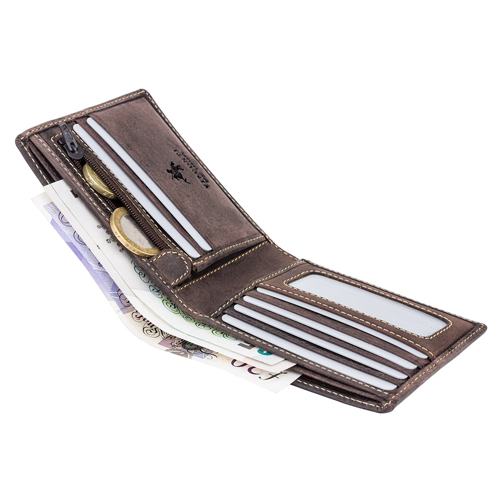 Гаманець чоловічий Visconti 707 Shield (Oil Brown)