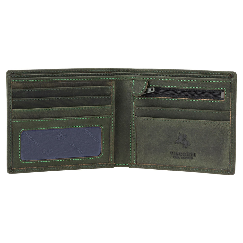 Гаманець чоловічий Visconti 707 Shield (Oil Green)