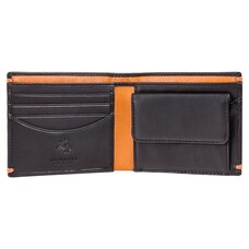 Кошелек мужской Visconti AP62 Montreux (Black Orange)
