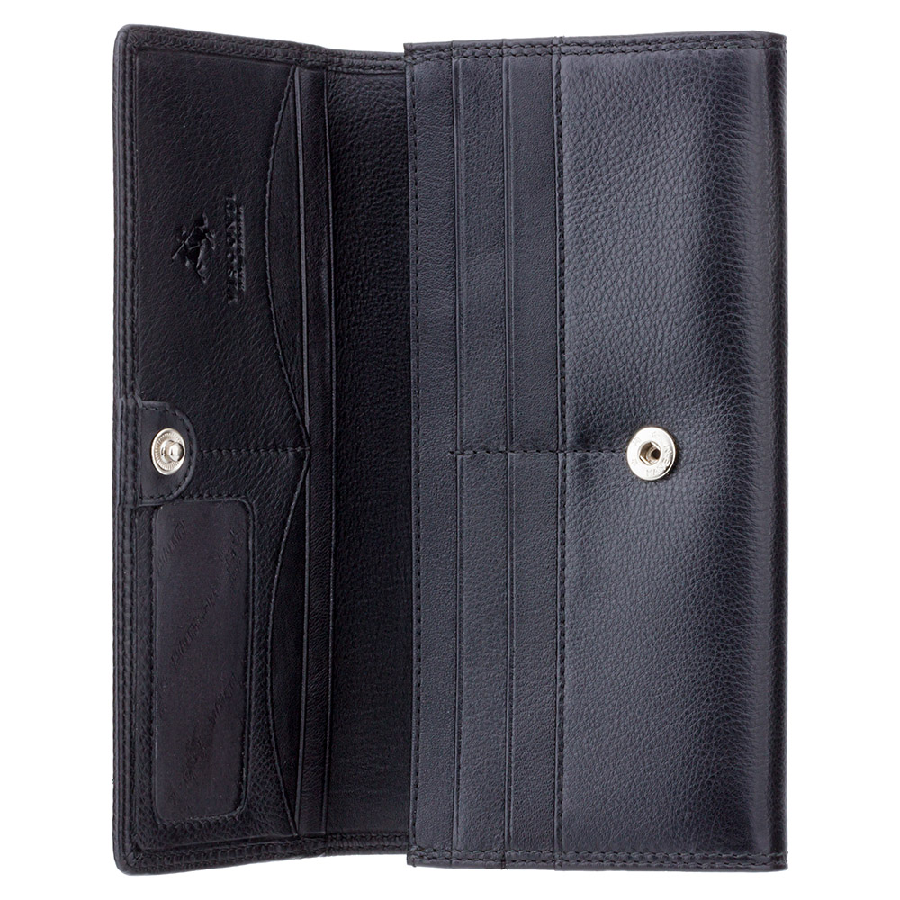 Гаманець жіночий Visconti HT35 Buckingham c RFID (Black)