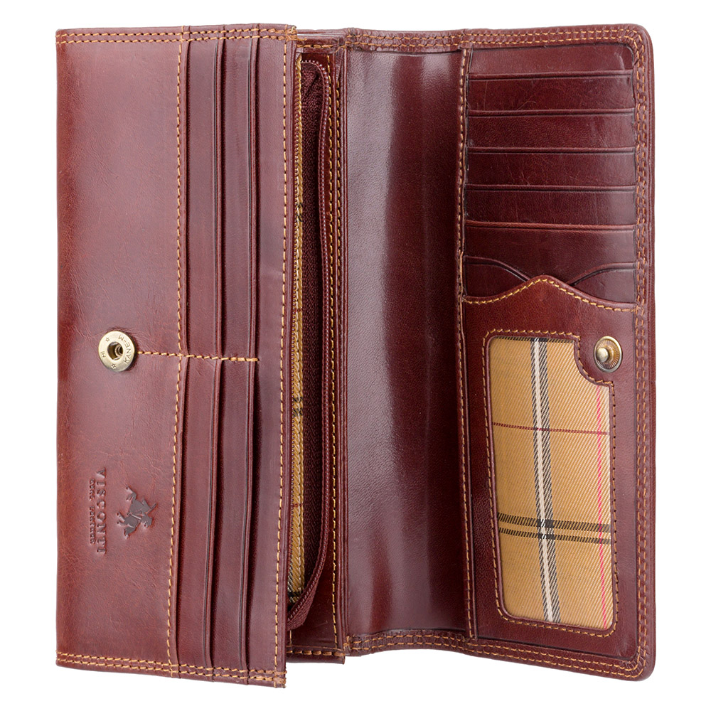 Гаманець жіночий Visconti MZ10 Florence c RFID (Italian Brown)