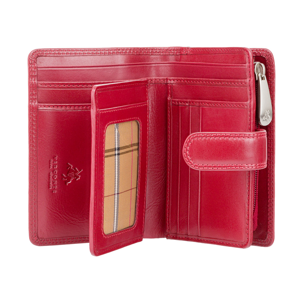 Гаманець жіночий Visconti MZ11 Venice c RFID (Italian Red)