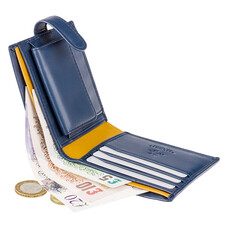 Гаманець чоловічий Visconti PM100 Vincent c RFID (Blue Mustard)