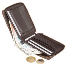 Гаманець чоловічий Visconti HT14 Camden c RFID (Chocolate)
