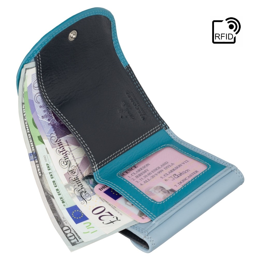 Гаманець жіночий Visconti RB126 Zanzibar (Blue Multi)