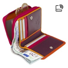 Гаманець жіночий Visconti RB53 Hawaii с RFID (Orange Multi)