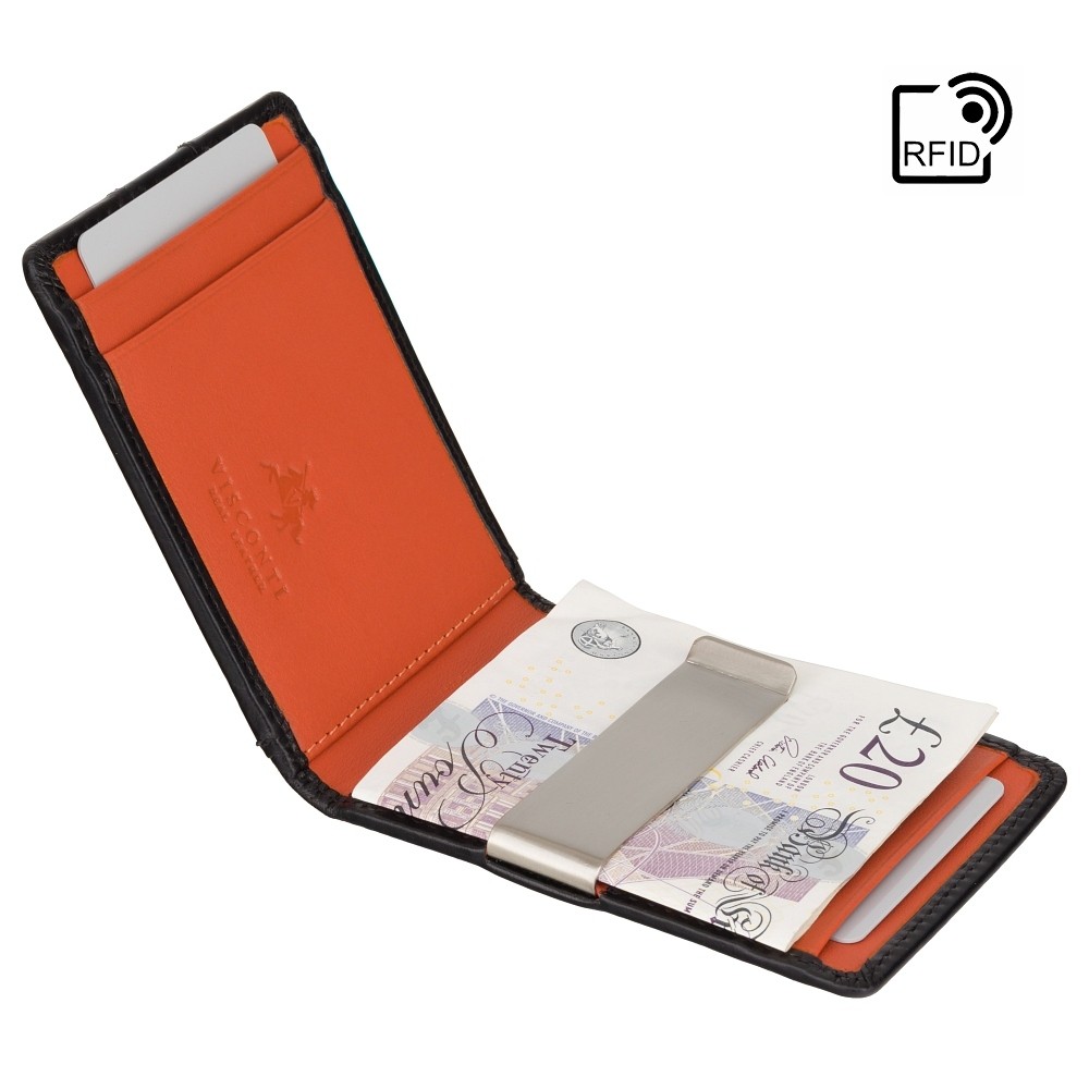 Зажим для купюр Visconti VSL57 (Black Monza/Orange)