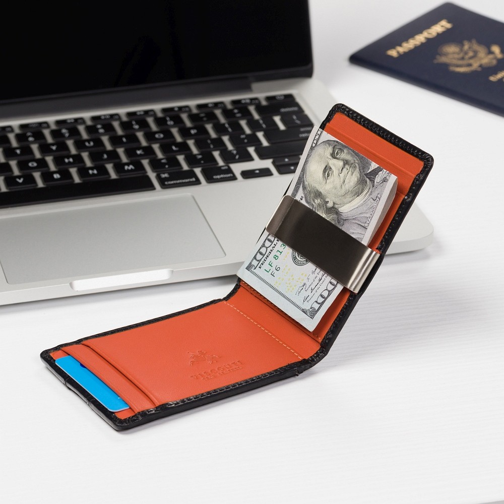 Зажим для купюр Visconti VSL57 (Black Monza/Orange)