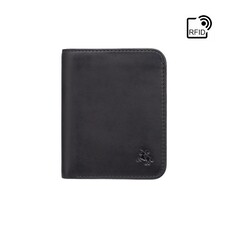 Кошелек мужской Visconti VSL34 Lank c RFID (Black-Cobalt)