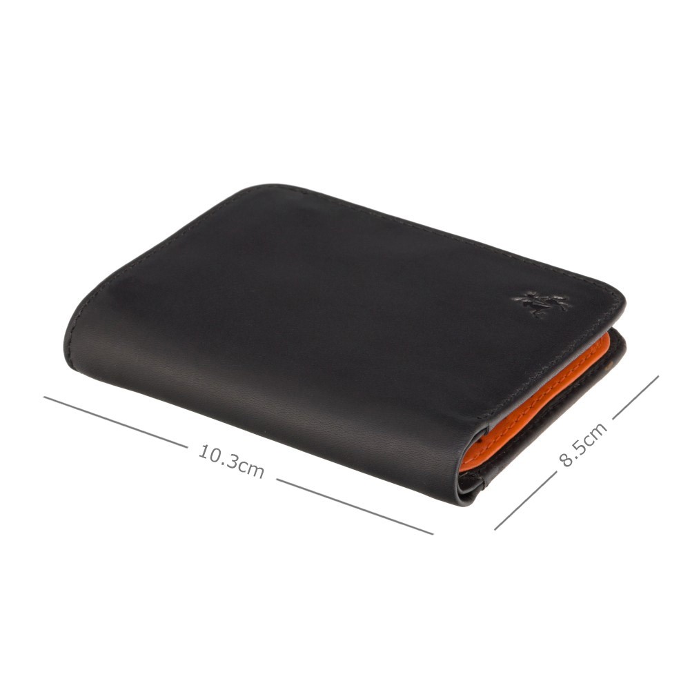 Гаманець чоловічий Visconti VSL34 Lank c RFID (Black-Orange)