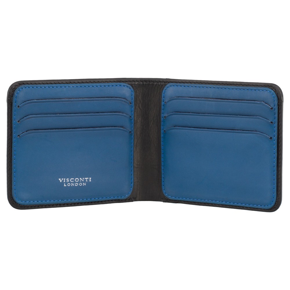 Гаманець чоловічий Visconti VSL35 Trim c RFID (Black-Cobalt)