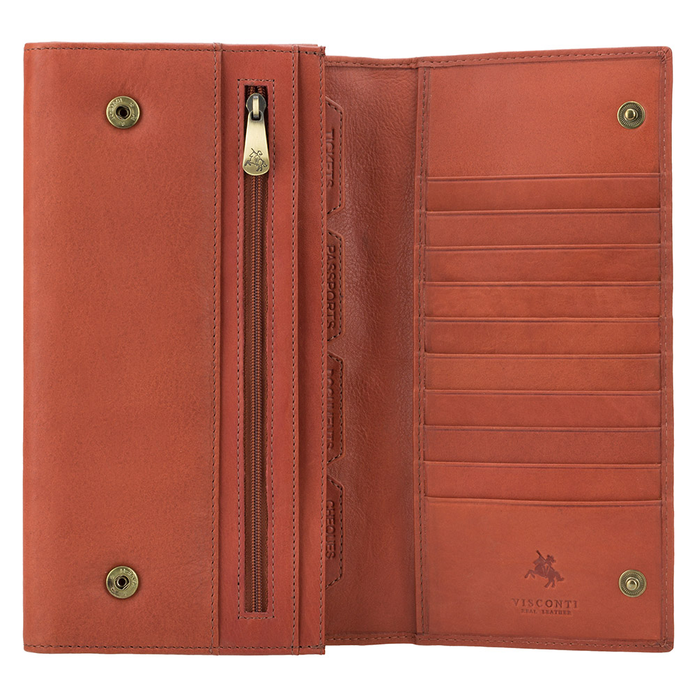 Портмоне дорожнє Visconti 1179 Polo (Brown)
