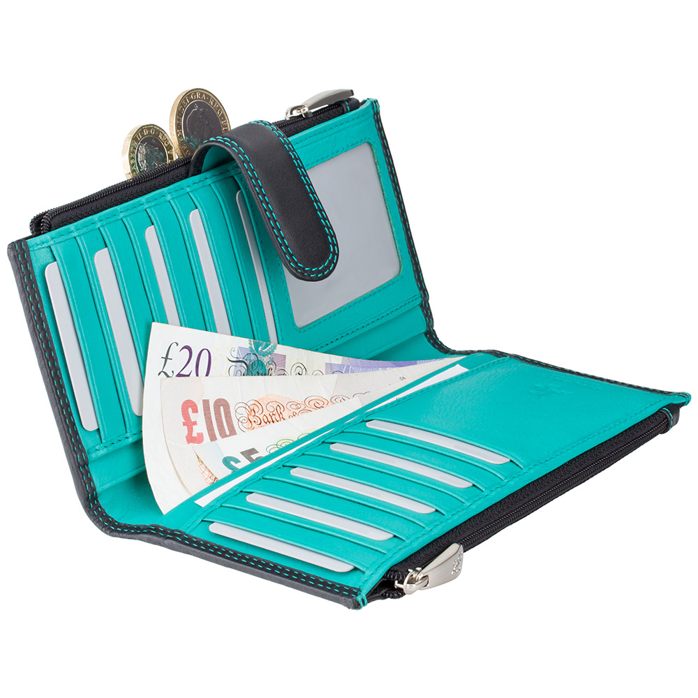 Гаманець жіночий Visconti CD23 Jade (Black Aqua)