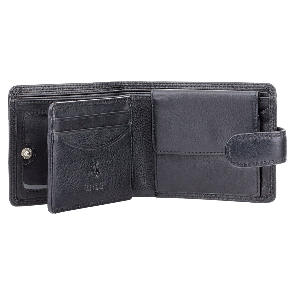 Гаманець чоловічий Visconti HT10 Knightsbridge c RFID (Black)