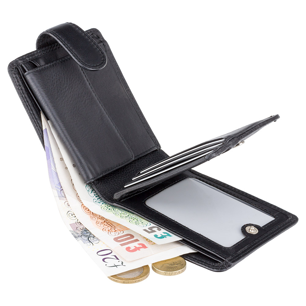 Гаманець чоловічий Visconti HT10 Knightsbridge c RFID (Black)