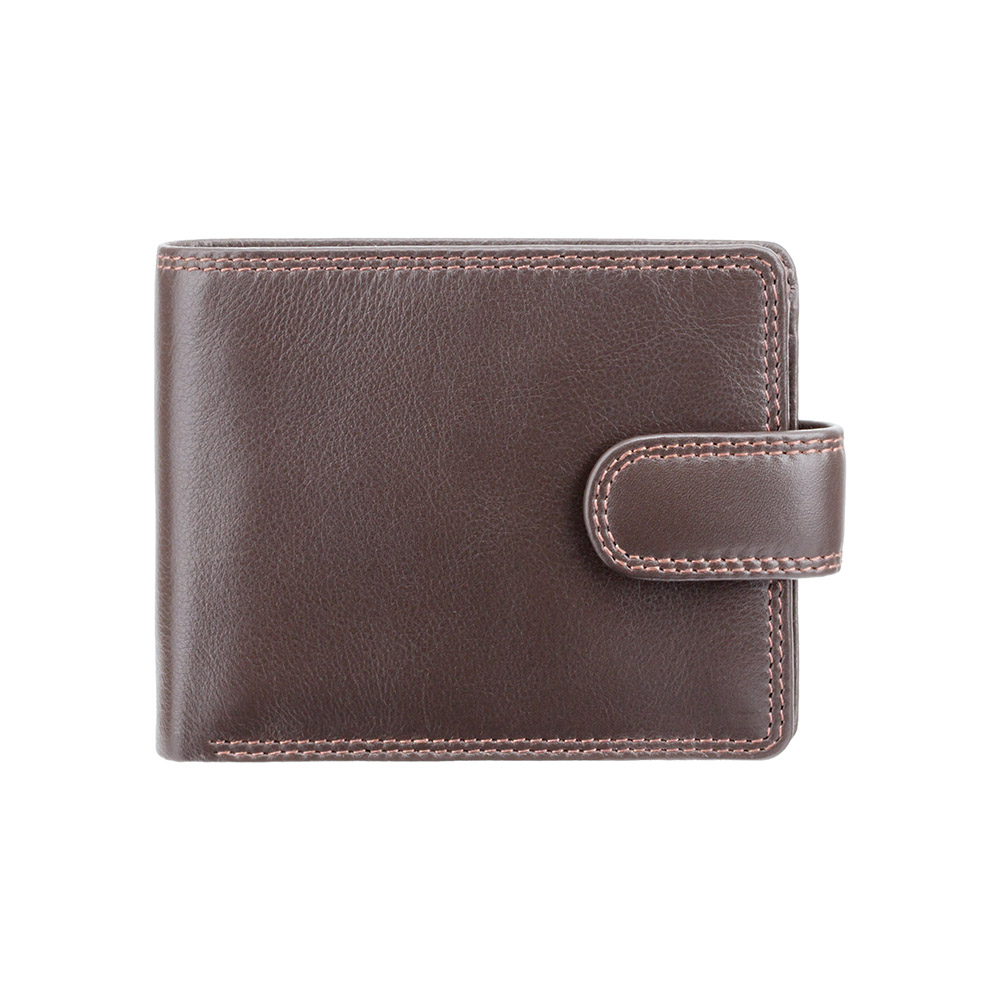 Гаманець чоловічий Visconti HT10 Knightsbridge c RFID (Chocolate)