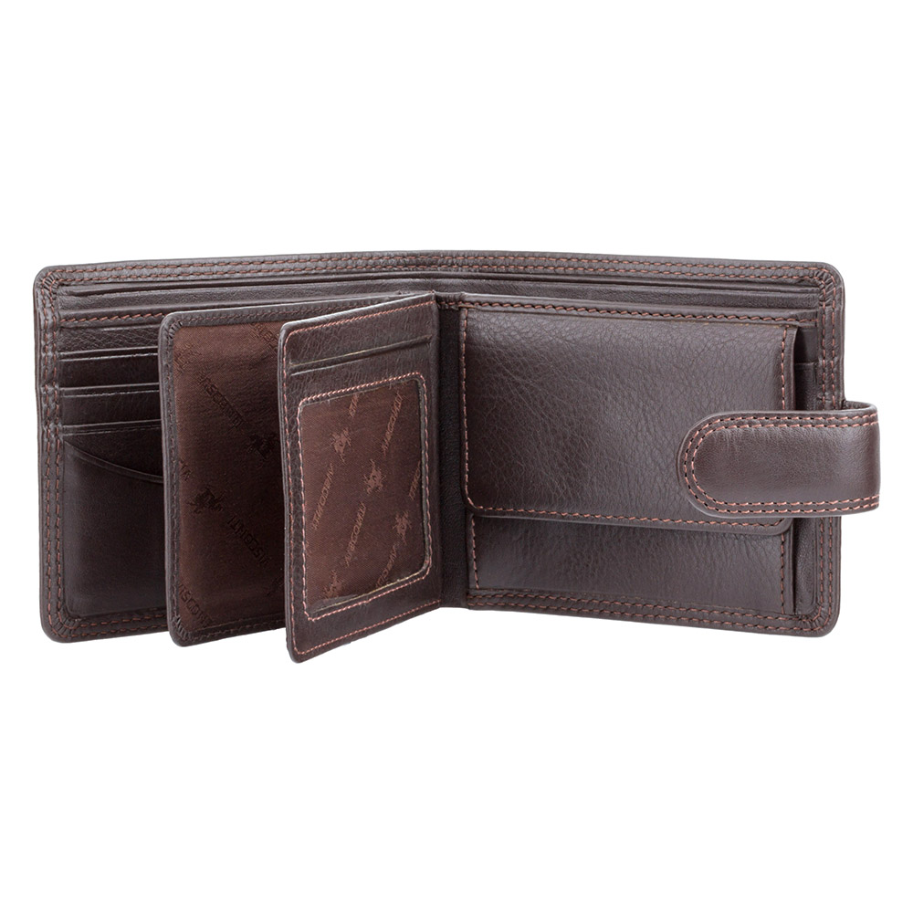 Гаманець чоловічий Visconti HT13 Strand c RFID (Chocolate)