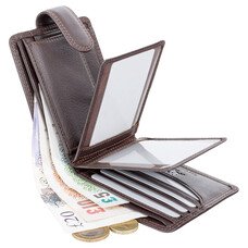 Гаманець чоловічий Visconti HT13 Strand c RFID (Chocolate)
